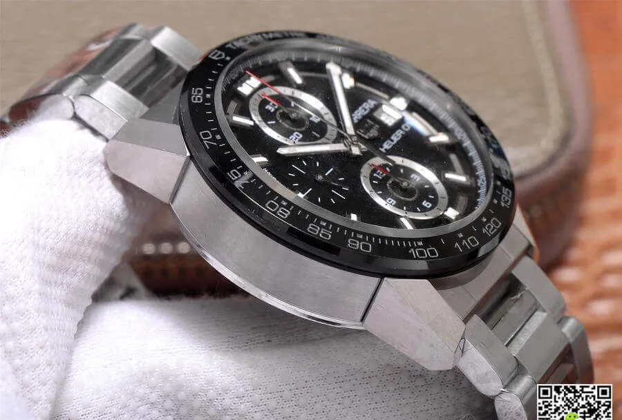 TAG Heuer Carrera CAR201Z.BA0714 XF Factory 1:1 Best Edition Replica Watch Black Bezel